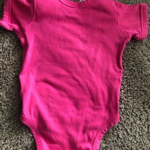 Pink “Their Princess” monogrammed body suit